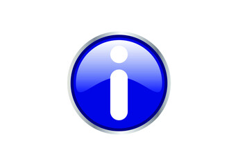 Information icon vector illustration. Info simple sign symbol logo vector icon.