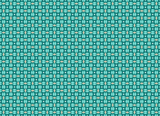 Seamless pattern with Geometric motifs in 4 colors