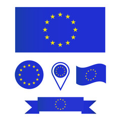 vector image of the european union flag