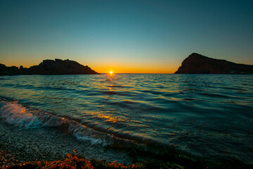 atardecer en playa el colorado sonora 