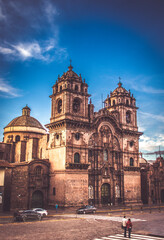 Fototapeta na wymiar Iglesia De La Compañia De Jesús Cusco - Perú