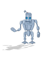 Cute robot cartoon 2