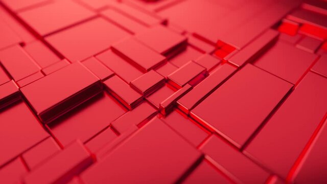 Abstract moving surface made of metal
