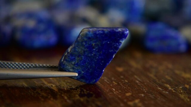 Lapis Lazuli Beautiful natural blue stone For making jewelry