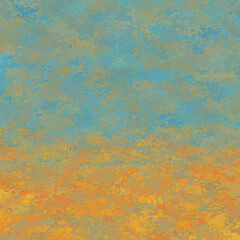 abstract colorful blue yellow orange gradient sunrise sunset paint texture background