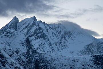 Andalsnes landscape. A vacation destination from Norway