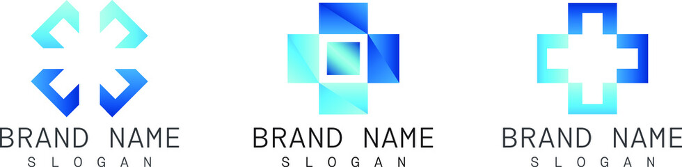 Fototapeta premium aqua blue logo-vector illustration