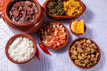 Obraz na płótnie Canvas Feijoada, the Brazilian cuisine tradition