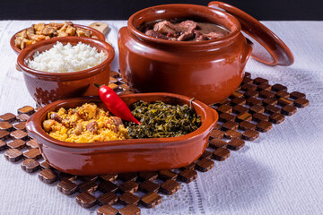 Feijoada, the Brazilian cuisine tradition and typical food