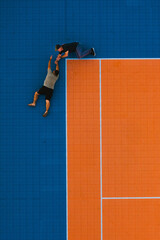 White man helping Mexican man viewed in a creative manner showing that color does not matter that all life is important.  Racism does not exist. Civil-rites.  No color.  Equality.  Taking a stand.  