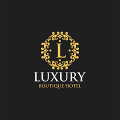Luxury Logo template in vector for Restaurant, Royalty, Boutique, Cafe, Hotel, Heraldic, Jewelry, Fashion and other vector illustration
