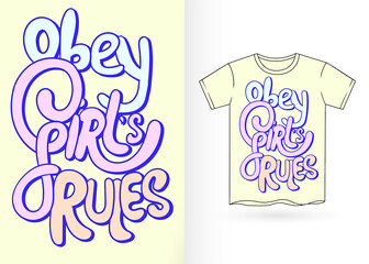 Cute typography slogan for t shirt