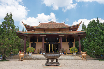 Truc Lam Zen Monastery. a famous Historical site in Dalat, Vietnam.