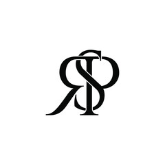 rsp letter original monogram logo design