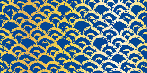 和柄 背景 円 青海波 赤 Wall Mural Wallpaper Murals メガネ