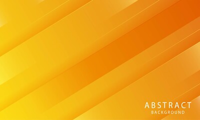 Abstract papercut background vector. Modern abstract gradient orange background concept. Vector design template for use frame, cover, banner, card