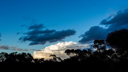 Dramatic cloud formation in the Australian outback