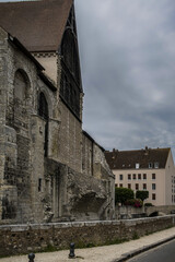 Fototapeta premium Old houses in the city of Chartres France