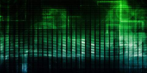 Fototapeta premium Business Finance And Technology