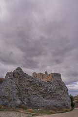 Castle of Alfajarin in Zaragoza.Monegros Area. Aragon,Spain