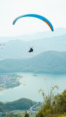 Paragliding in Pokhara City and Phewa Lake
