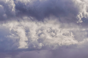 Clouds in Dramatic dark sky. Cloudy sky background.Spain