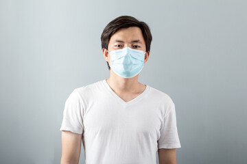 Young people wearing masks