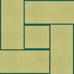 畳のイラスト　四畳半　茶室の敷き方　亀甲柄　和室　日本家屋