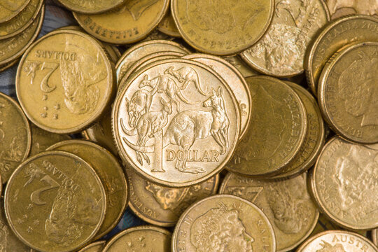 Australian one and two dollar coins - financial background