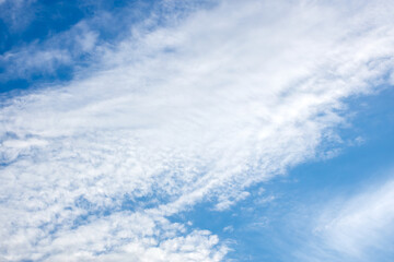 Fototapeta premium Blue sky, white clouds, fine weather