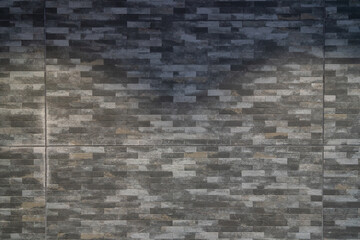 Grey brick wall, wall texture