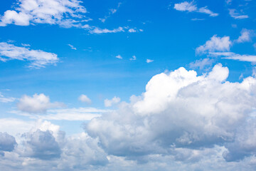 Blue sky white clouds fine weather