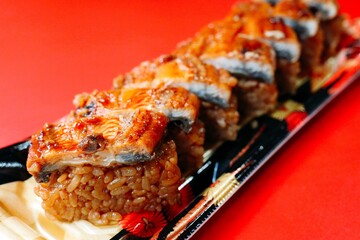 鹿児島県産うなぎの握り