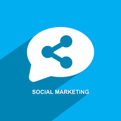 social marketing icon, Business icon vector