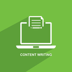 content writing icon, Business icon vector