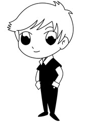 boy chibi illustration