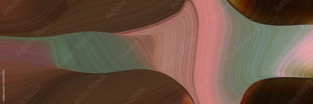 Poster abstract decorative waves backdrop with old mauve, rosy brown and light slate gray colors. can be us