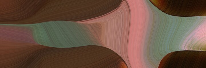 abstract decorative waves backdrop with old mauve, rosy brown and light slate gray colors. can be used as header or banner