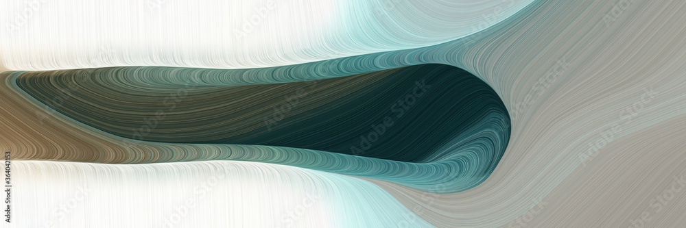 Poster art decorative curves banner design with silver, dark slate gray and slate gray colors. can be used 