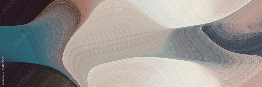 Poster energy colorful curves header design with ash gray, silver and dark slate gray colors. can be used as header or banner