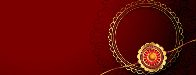 golden rakhi design for raksha bandhan festival