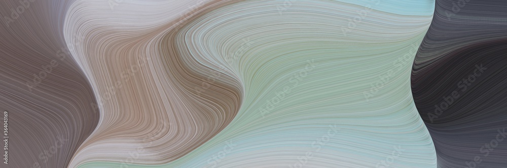 Poster dynamic decorative waves design with dark gray, very dark blue and dim gray colors. can be used as h