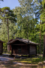Seurasaari Open-Air Museum a district in Helsinki, Finland, which consists of old, mainly wooden buildings transplanted from elsewhere in Finland and placed in the dense forest landscape of the island