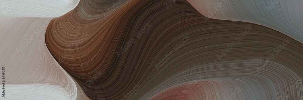 Poster creative colorful curves banner design with old mauve, ash gray and rosy brown colors. can be used a