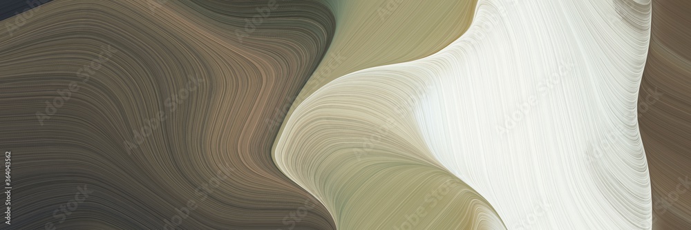 Poster creative colorful waves design with gray gray, pastel brown and old mauve colors. can be used as hea