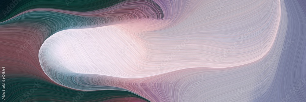 Poster futuristic colorful curves backdrop with silver, dark slate gray and old mauve colors. can be used as header or banner