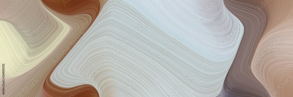 Poster abstract decorative waves backdrop with silver, brown and gray gray colors. can be used as header or