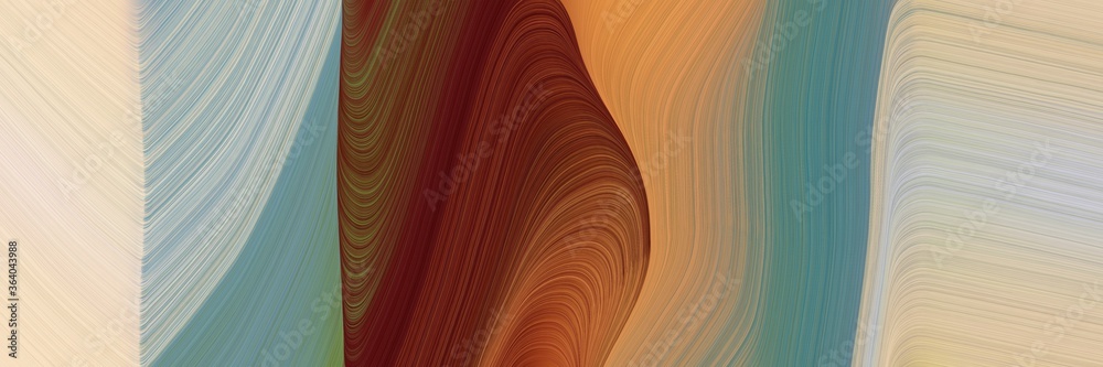 Poster energy decorative waves header design with ash gray, dark red and pastel gray colors. can be used as