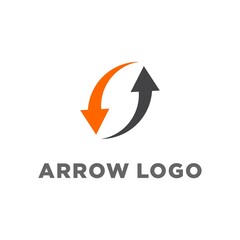 Arrows vector illustration icon Logo Template design