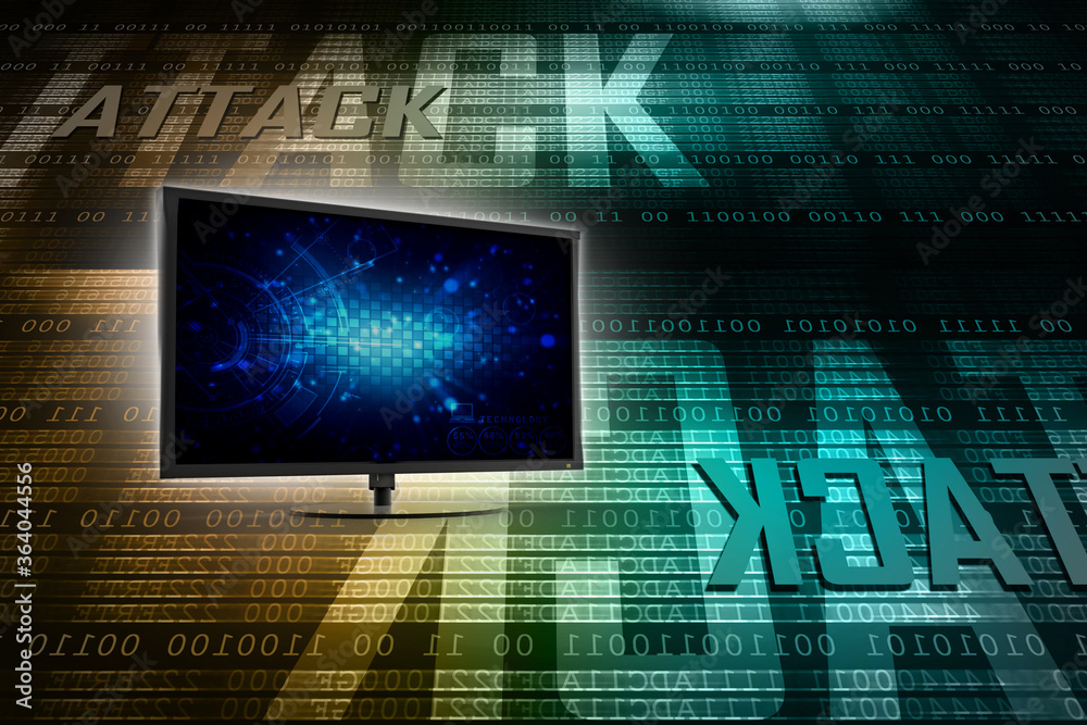 Poster 3d rendering technology computer network